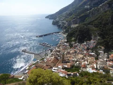 Amalfi view from the above clifs